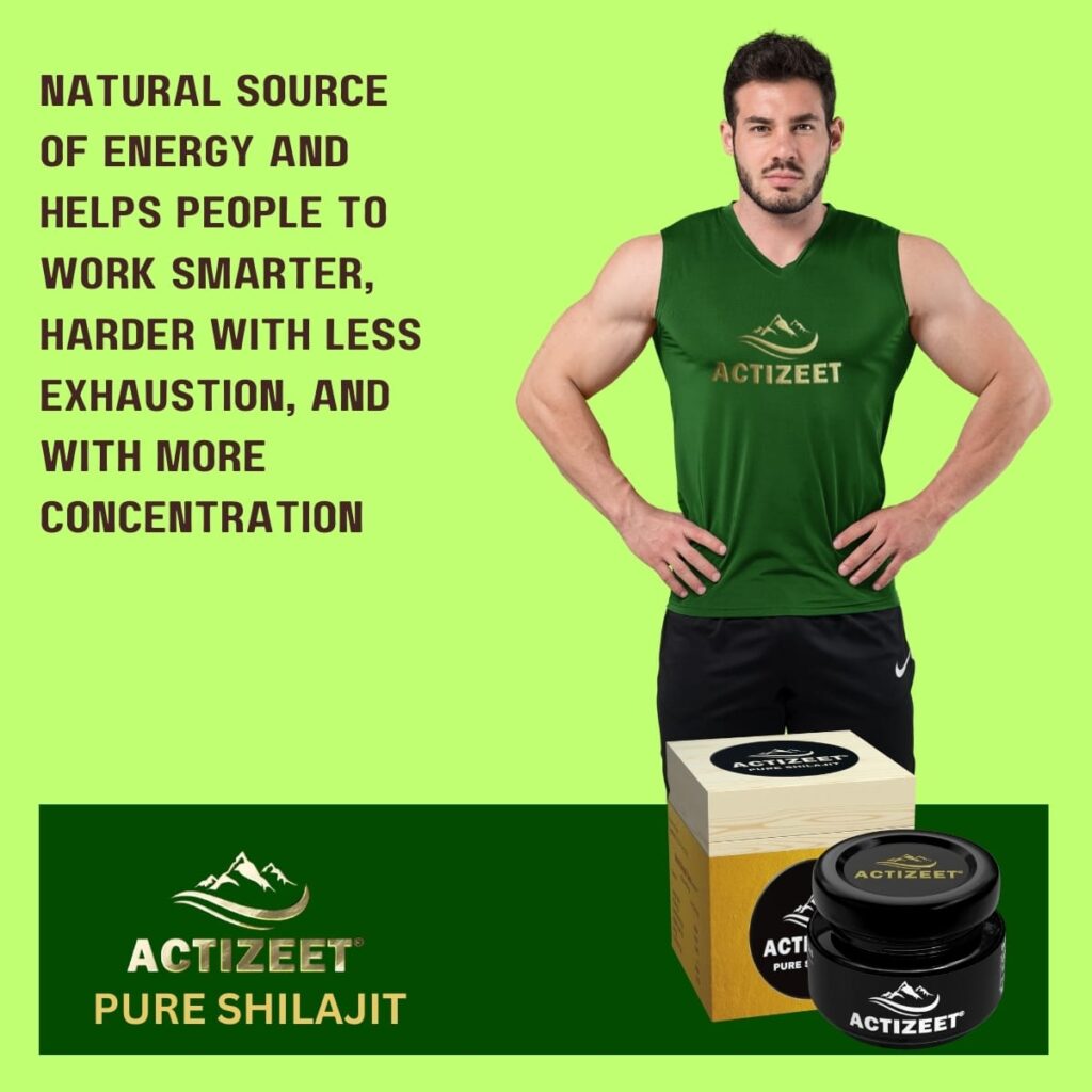 Elevate Your Health Journey with ACTIZEET Shilajit