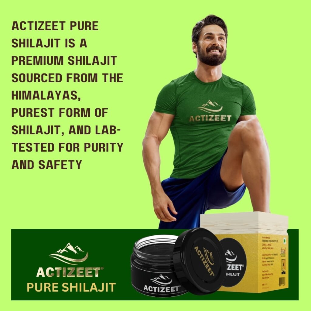 Nourish Your Body with ACTIZEET Pure Shilajit Resin
