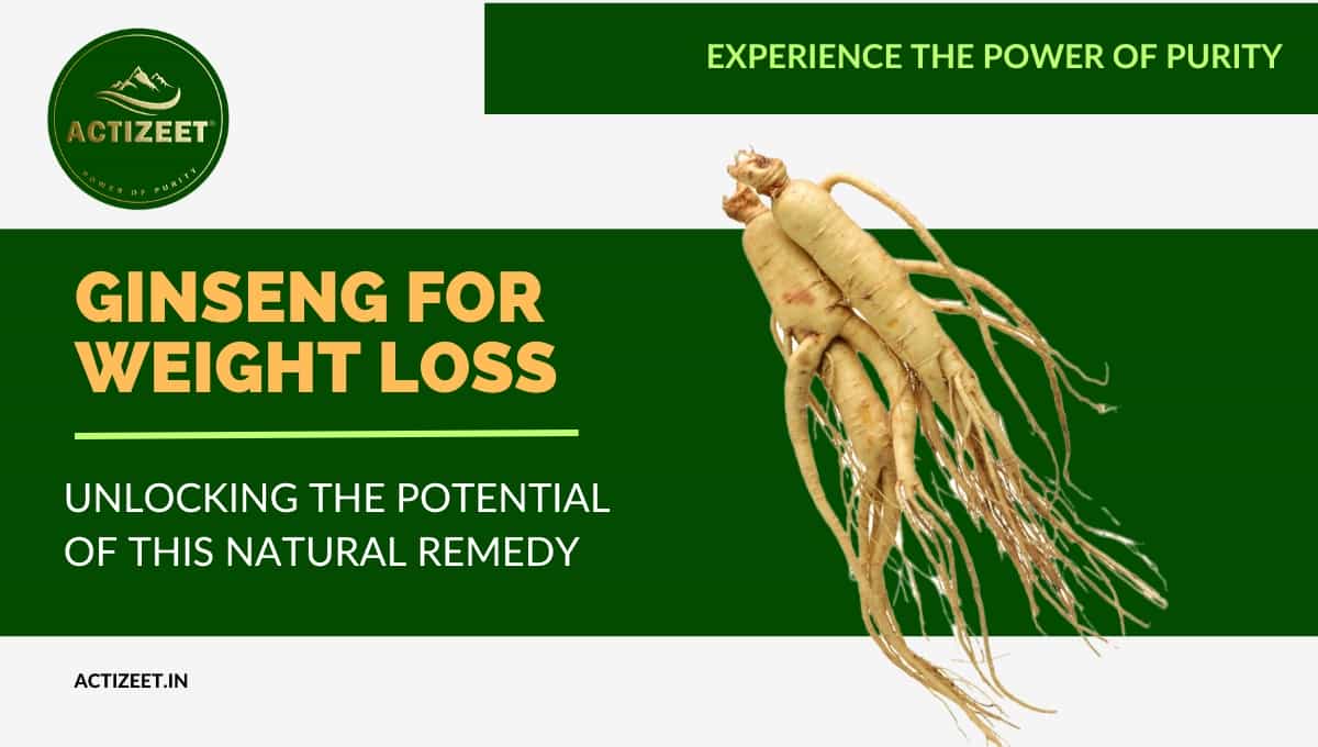 Ginseng for weight loss