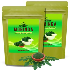 Actizeet Moringa organic Moringa Powder Pack of 2