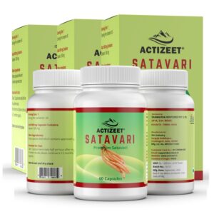 Actizeet Satavari Premium Satavari Capsule Pack of 3