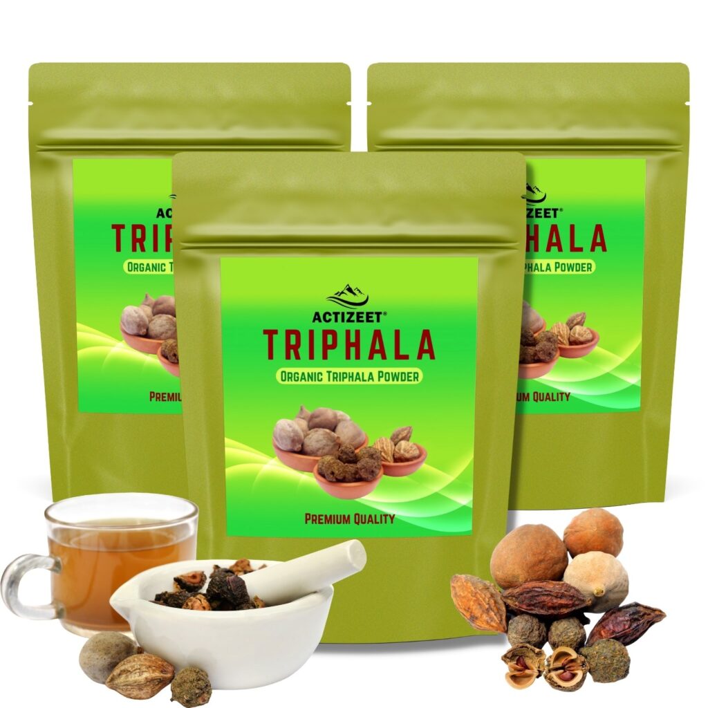 Actizeet Triphala organic Amla Powder Pack of 3