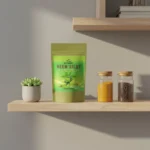 ACTIZEET pouch on a modern kitchen shelf with spices