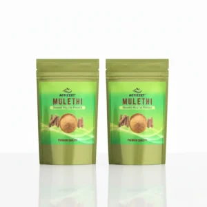 Pack of 2 ACTIZEET Mulethi Powder pouches for bulk savings