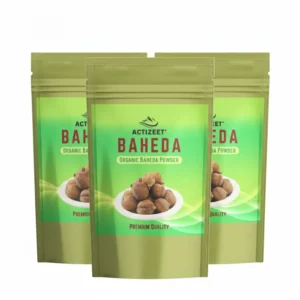 Three pouches of ACTIZEET Baheda Powder for hair and digestion