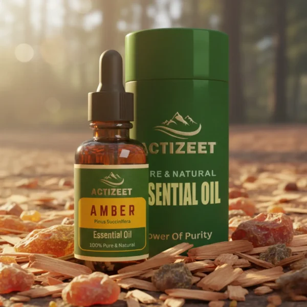 ACTIZEET Amber Essential Oil 100 Percent Pure and Natural