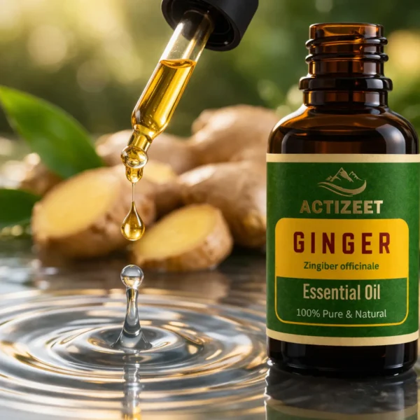 ACTIZEET Ginger Oil for Cold and Cough Relief