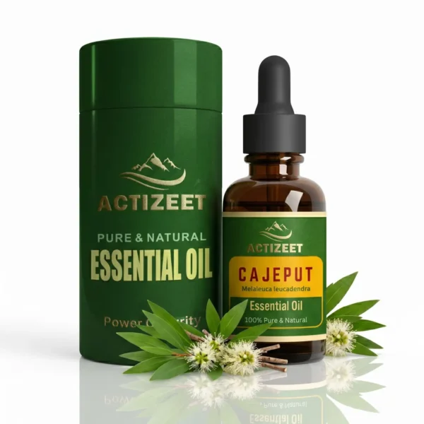 ACTIZEET melaleuca leucadendra cajeput oil dropper bottle
