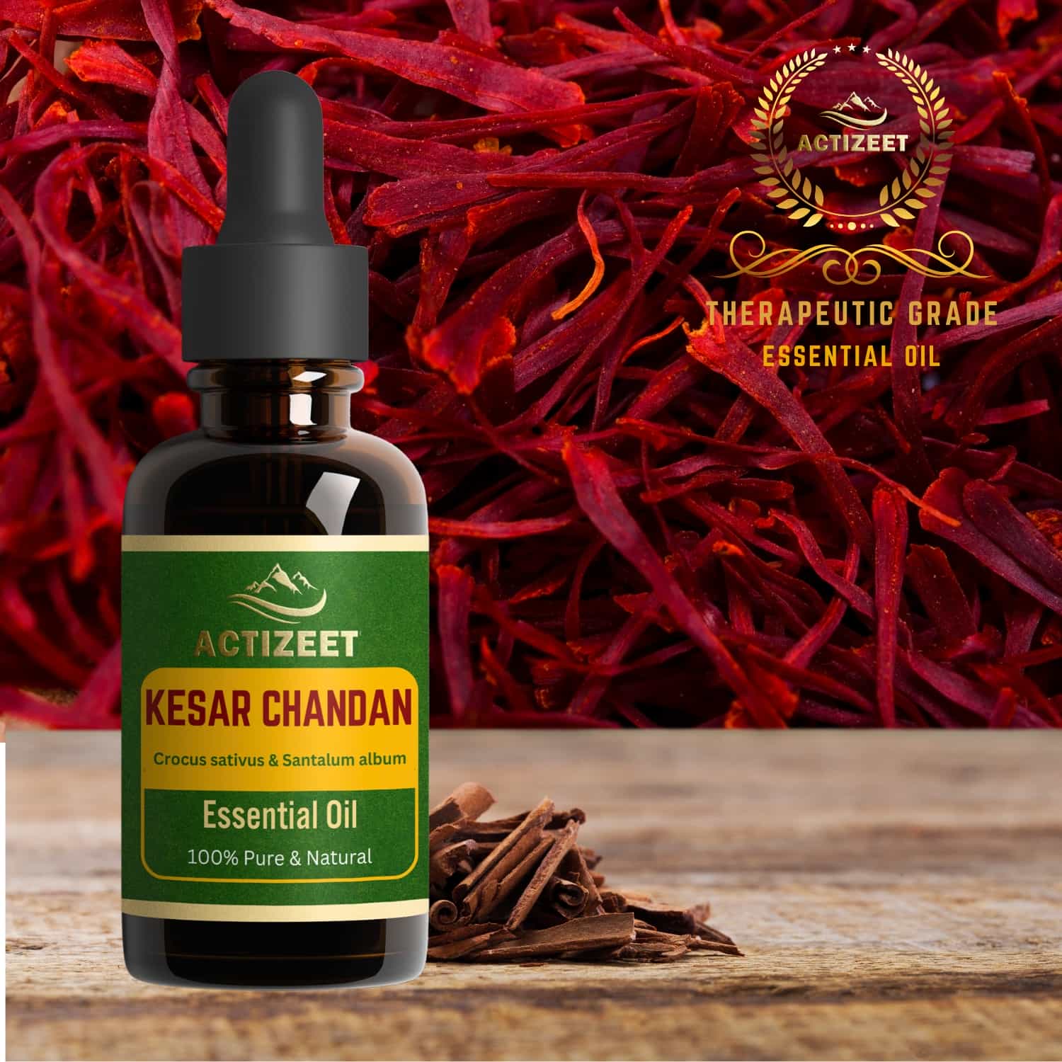 Kesar Chandan Essential Oil ACTIZEET 15 ML