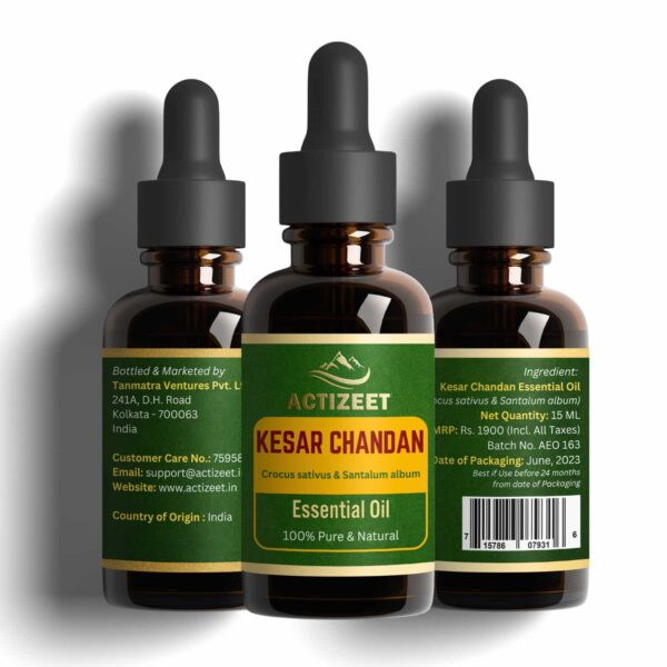 Organic Kesar Chandan Essential Oil