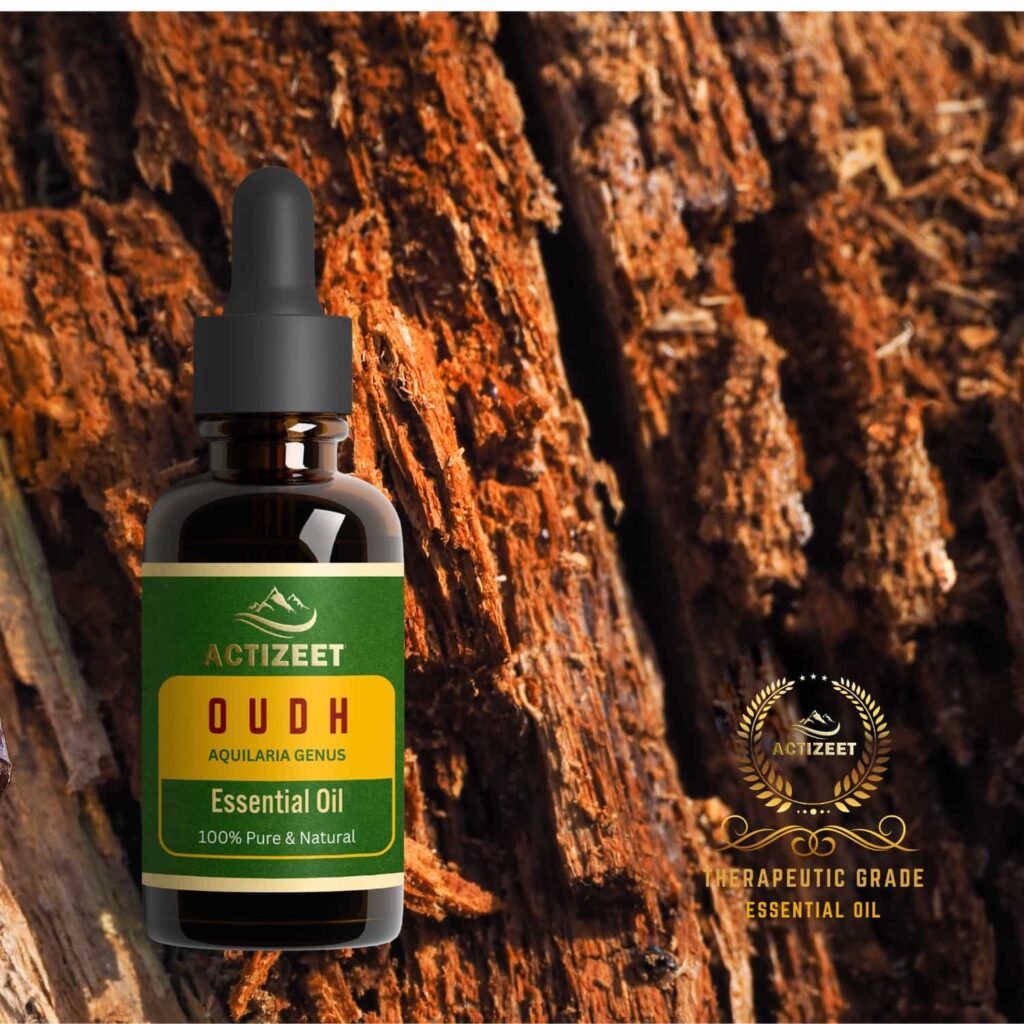 Oudh Agarwood Essential oil Therapeutic Grade