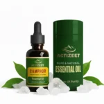 Pure Camphor Essential Oil by ACTIZEET Glass Dropper Bottle
