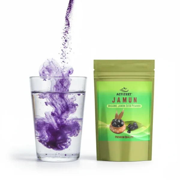 ACTIZEET Jamun seed powder in glass