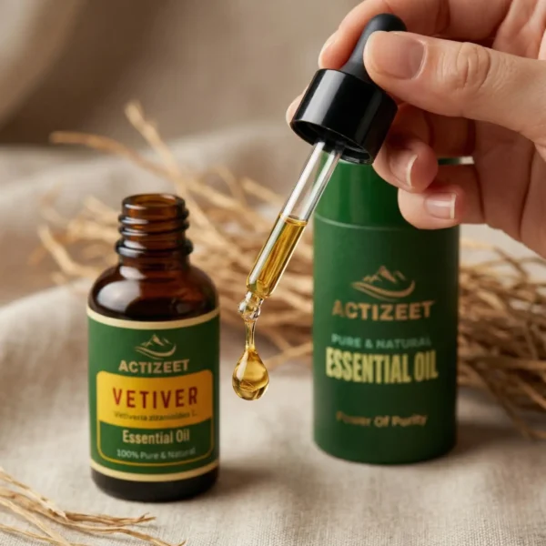 Natural Vetiver Oil for Cooling Effect Buy Online