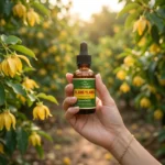 Premium Ylang Ylang Oil Bottle and Luxury Cylinder Box