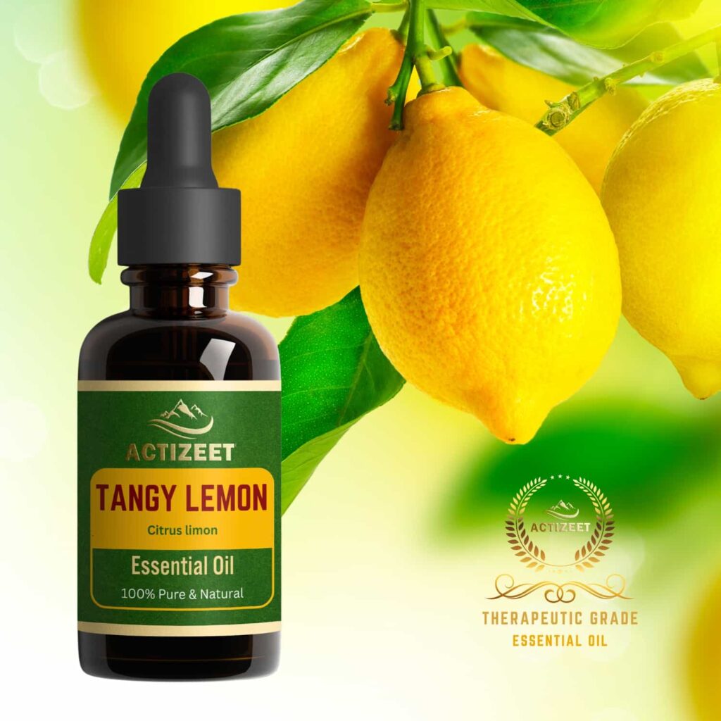 Tangy Lemon Essential oil Therapeutic Grade