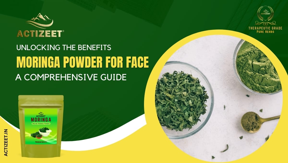 can moringa powder be applied to the face?