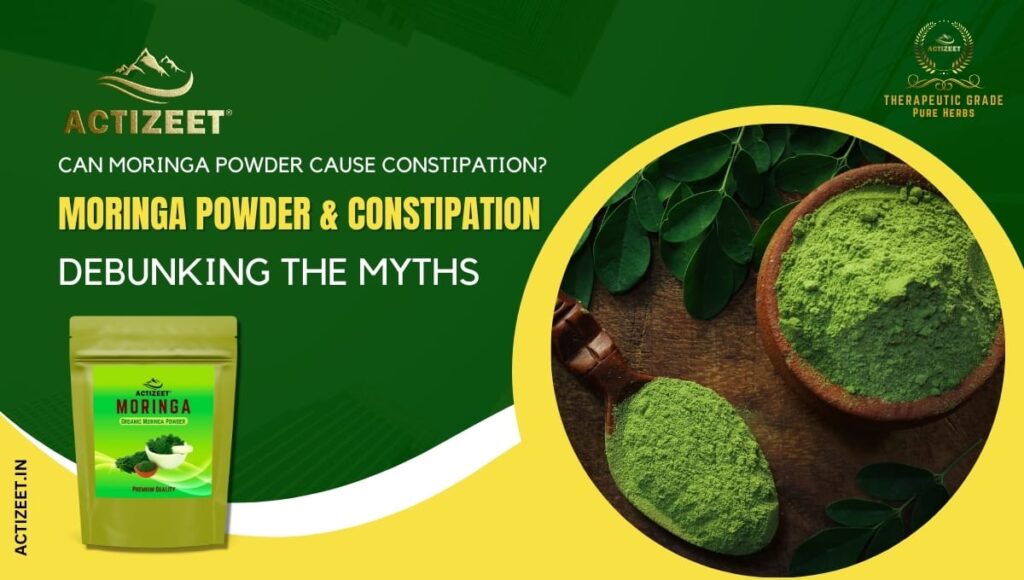 can moringa powder cause constipation