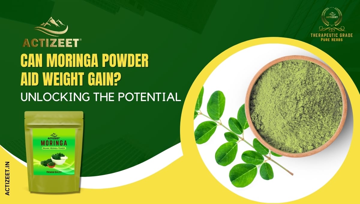 can moringa powder help gain weight