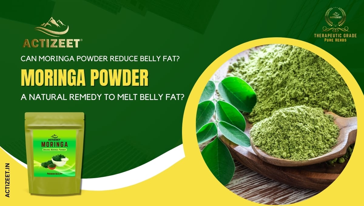 can moringa powder reduce belly fat