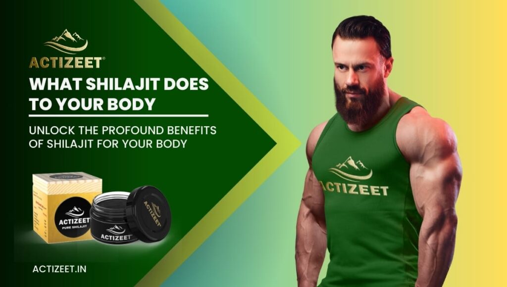 what shilajit does to body