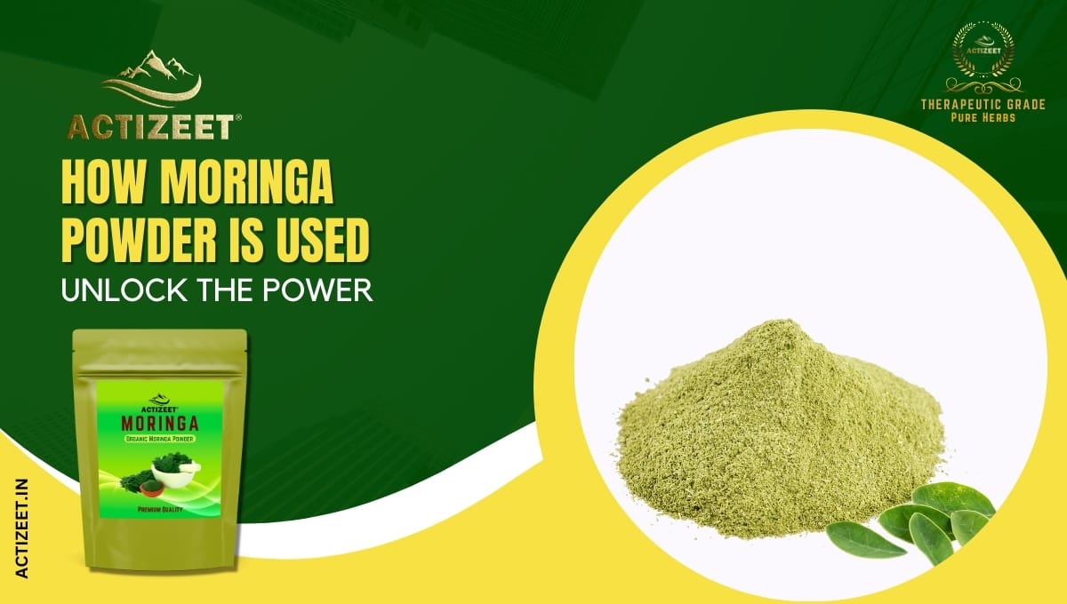 how moringa powder is used