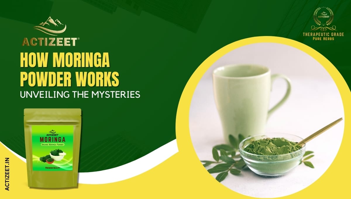 how moringa powder works