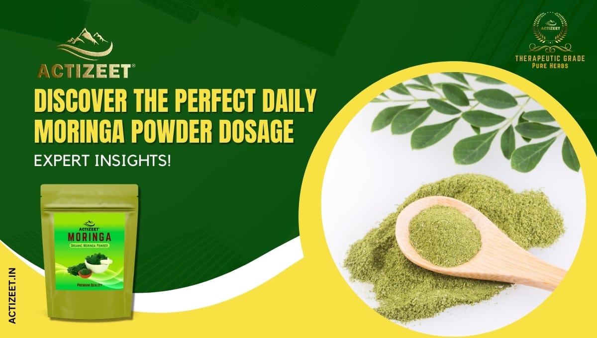 how much moringa powder per day