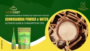 can ashwagandha powder be taken with water