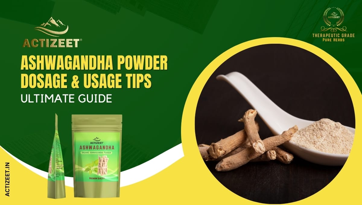 how ashwagandha powder should be taken