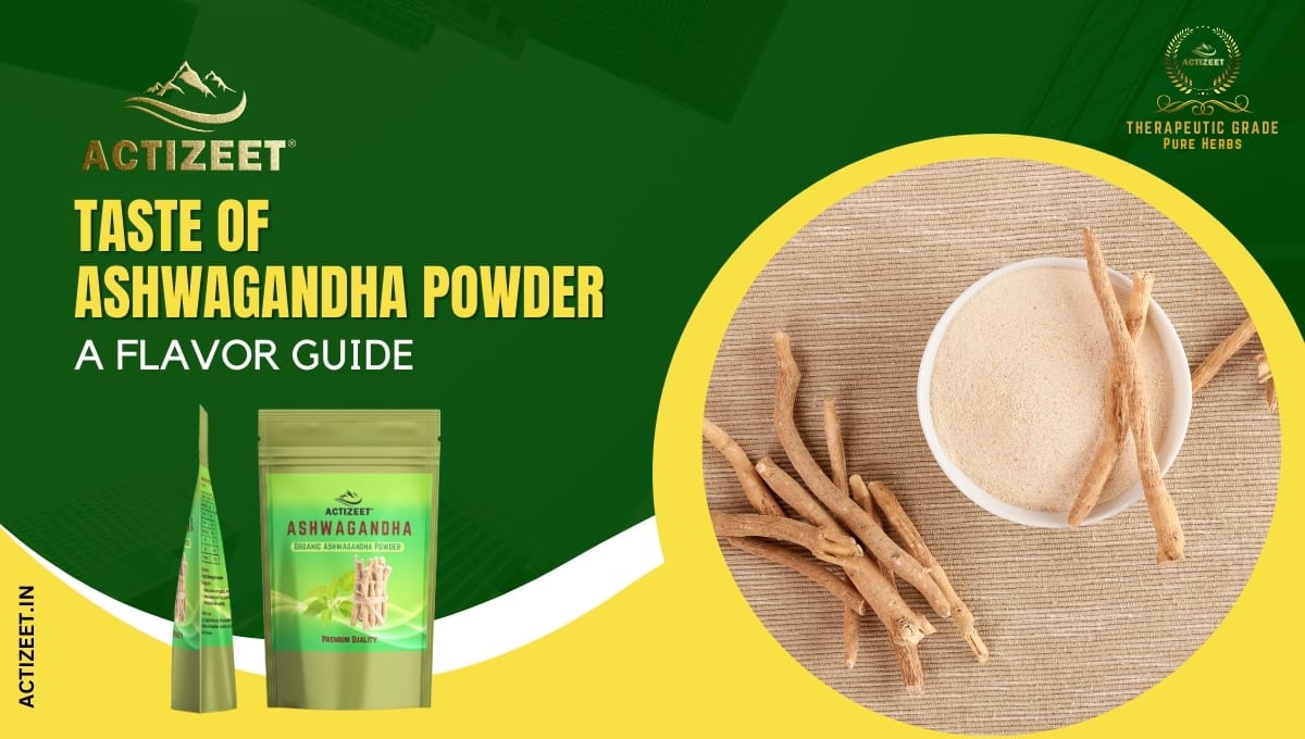 how does ashwagandha powder taste