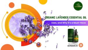 Organic lavender essential oil