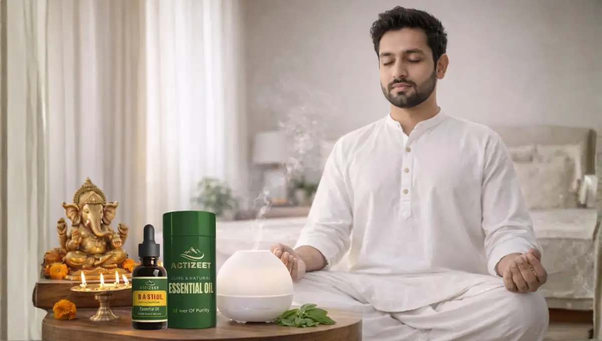 ACTIZEET Basil Oil for Spiritual Practices