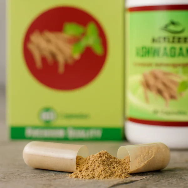 Ashwagandha root extract capsules