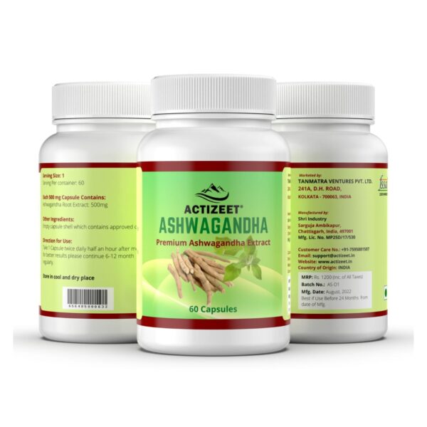 Organic Ashwagandha Capsules Organic Ashwagandha Capsules