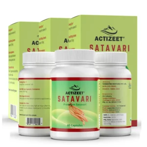 ACTIZEET Natural Shatavari Capsules for Strength and Vitality