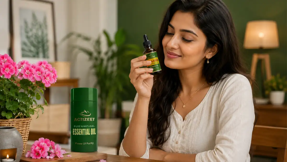Best Geranium Oil in India A Complete Buyer's Guide to Pure, Authentic Pelargonium graveolens Essential Oil